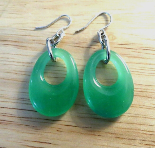 Green glass faux - glass,